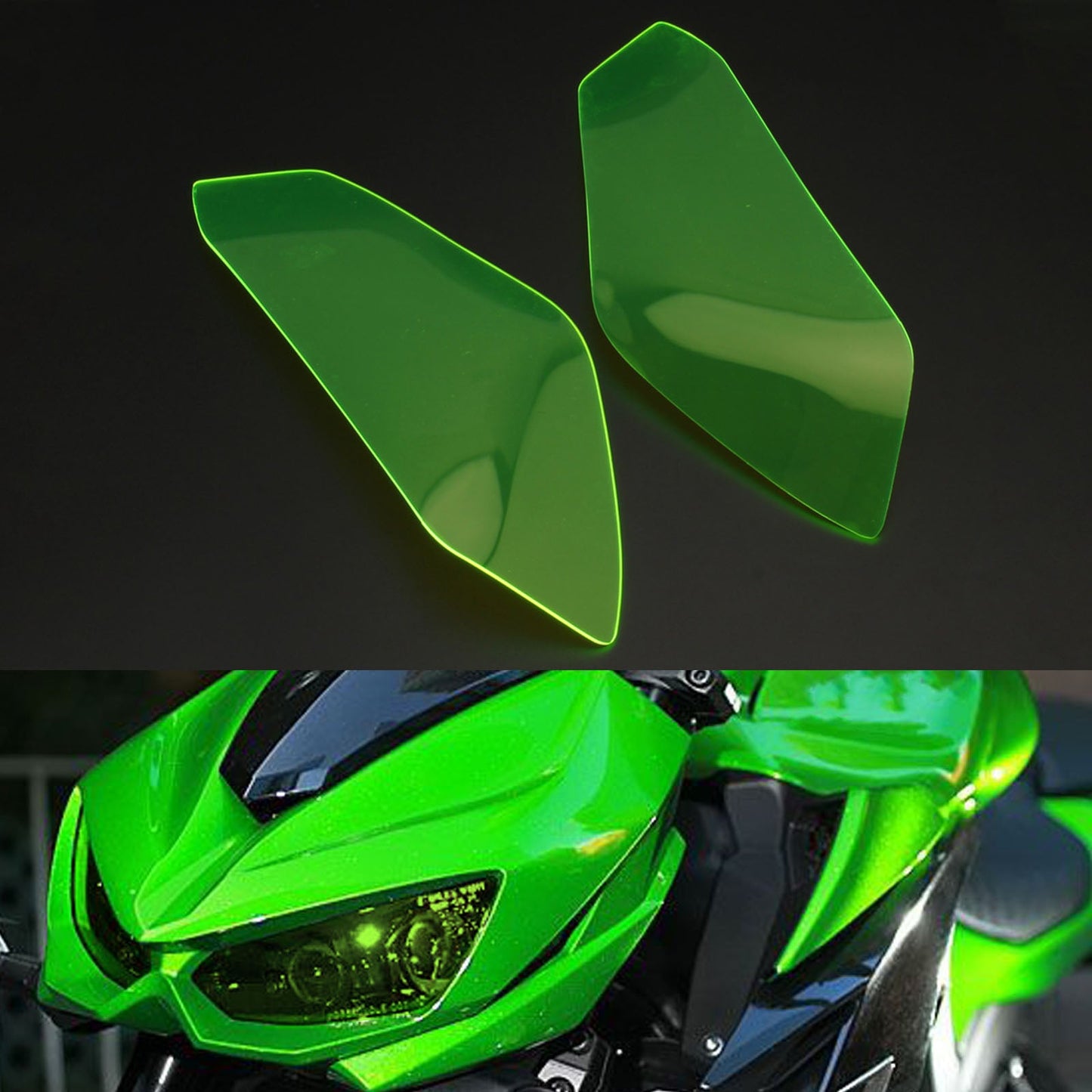 Coperchio di protezione lente faro anteriore adatto per Honda Cbr1000Rr 2017-2020 fumo generico