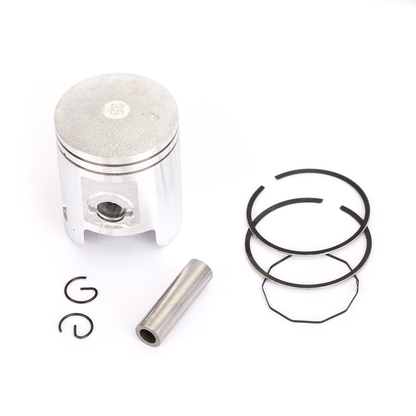 Piston Ring Pin Clip Kit Per Yamaha Jog 90 91-97 Ya90 Axis 90 90-97 STD(50mm)0.25MM(50.25mm)0.50MM(50.50mm)Alesaggio Generico