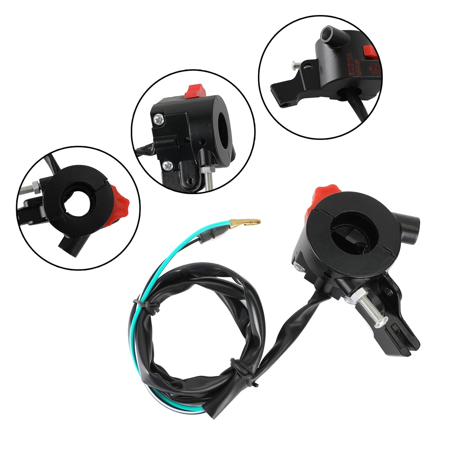 Starter Stop Switch Kill Switch Housing Per Honda CRF50F 04-21 35130-GEL-D61 Generico