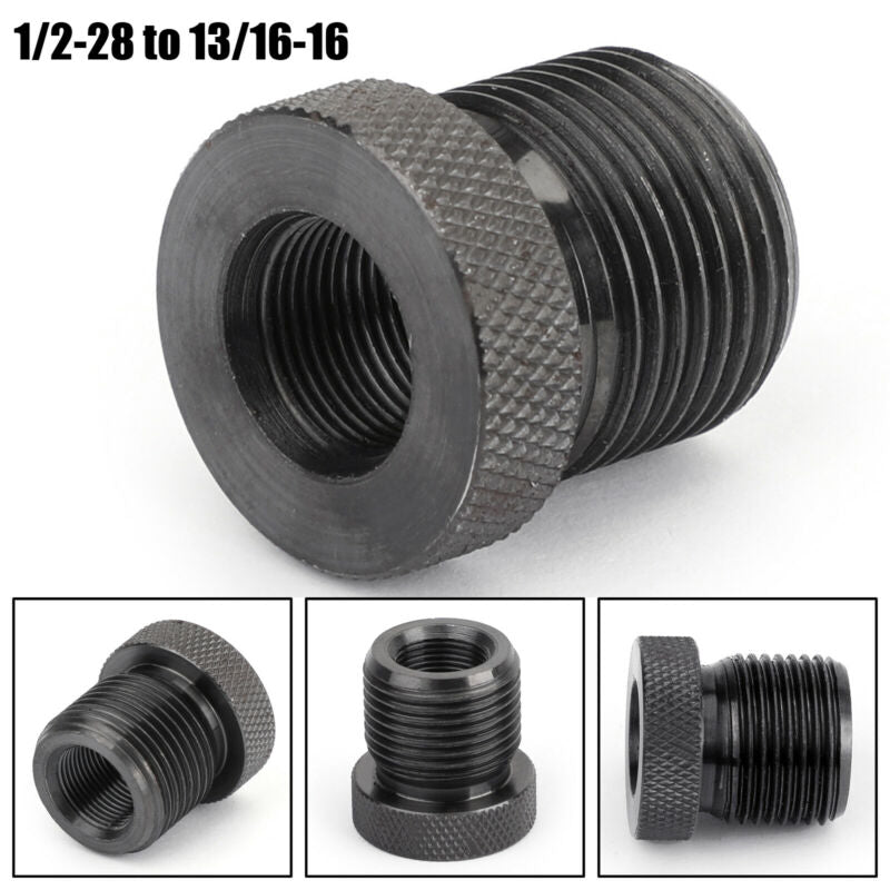 Adattatore per filettatura automobilistica da 1/2-28 a 13/16-16 - Nero Generico da 1/2x28 a 13/16x16