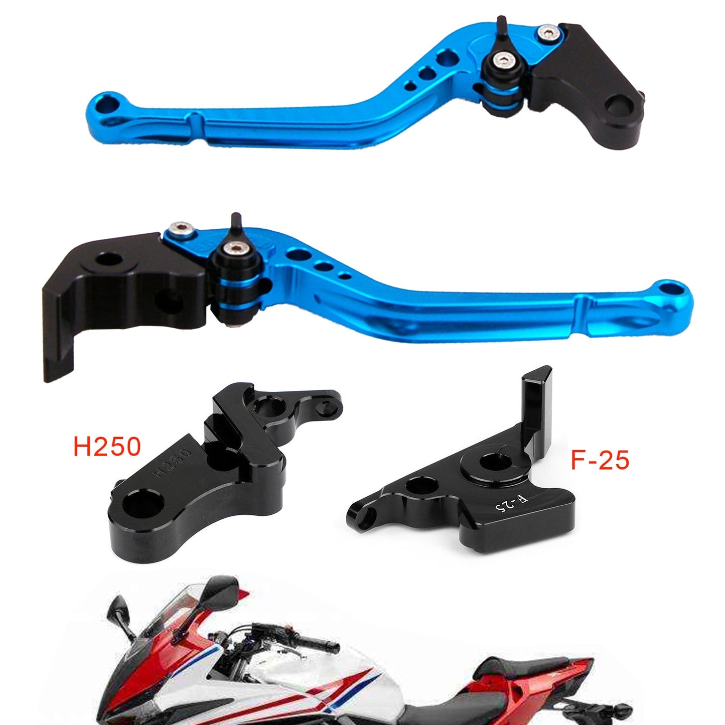 Leva Freno Frizione Lunga Per Honda CB500F CBR500R 13-15 CBR300RR CB300F 14-16 Generico