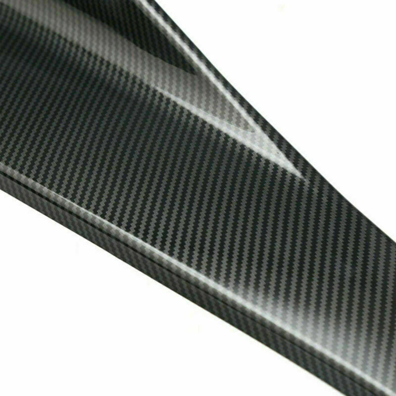 48cm Gonna Spoiler Labbro posteriore/Estensione laterale Rocker Splitter Winglet Wings Carbonio Generico