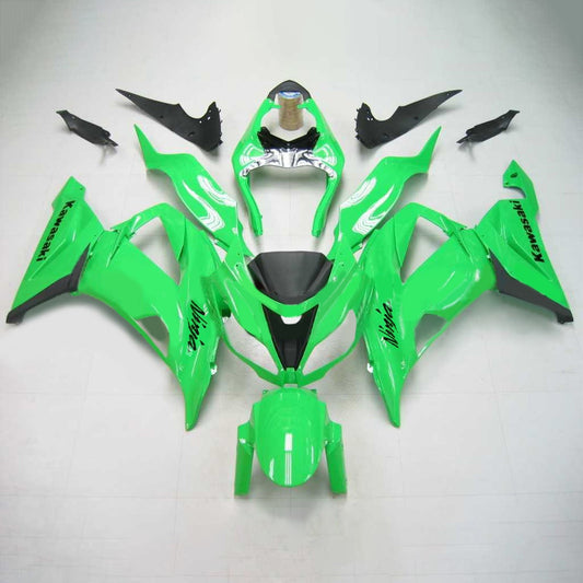 Amotopart Kawasaki 2013-2018 ZX6R 636 Green Fearing Kit