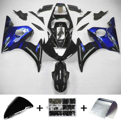 Amotopart Yamaha 2005 YZF 600 R6 Kit trigger blu nero