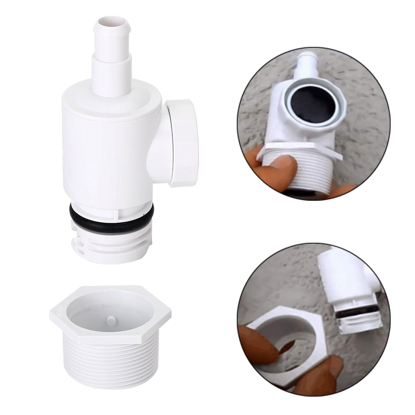 Connettore universale per montaggio a parete per pulitore per piscine Polaris 180 280 380 9-100-9001