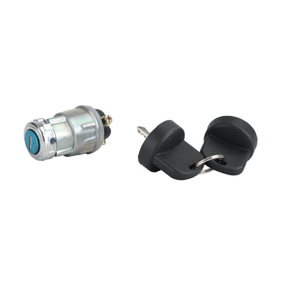 Interruttore a chiave per cilindro di accensione universale Copertura impermeabile 12V 2 chiavi per auto moto barca