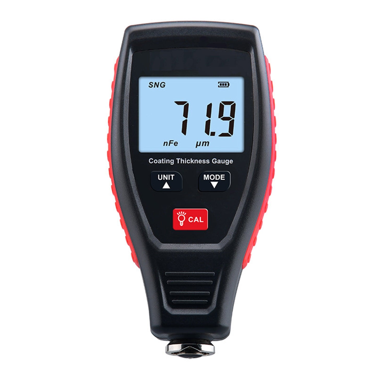 Misuratore di profondità del tester di spessore del rivestimento della vernice per auto digitale che misura 0-1800um
