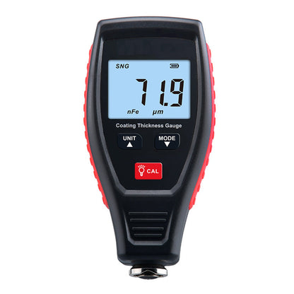 Misuratore di profondità del tester di spessore del rivestimento della vernice per auto digitale che misura 0-1800um
