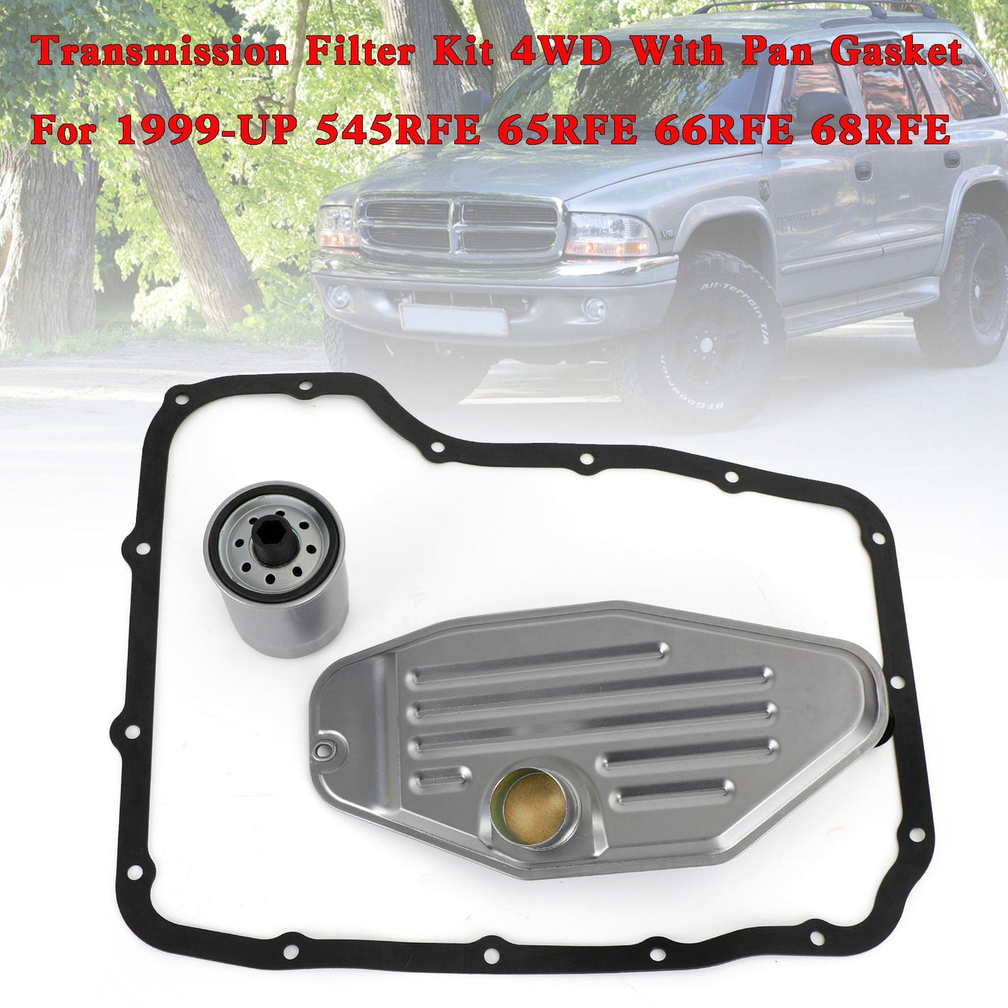 1999-UP 545RFE 65RFE 66RFE 68RFE Kit filtro trasmissione 4WD con guarnizione coppa