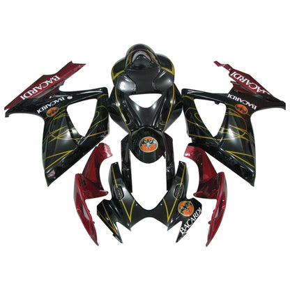 Kit carena iniezione Suzuki GSXR 600/750 K6 2006-2007 Carrozzeria in plastica ABS