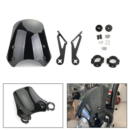 Parabrezza per parabrezza moto in plastica ABS per modelli Harley Dyna Softail Generico