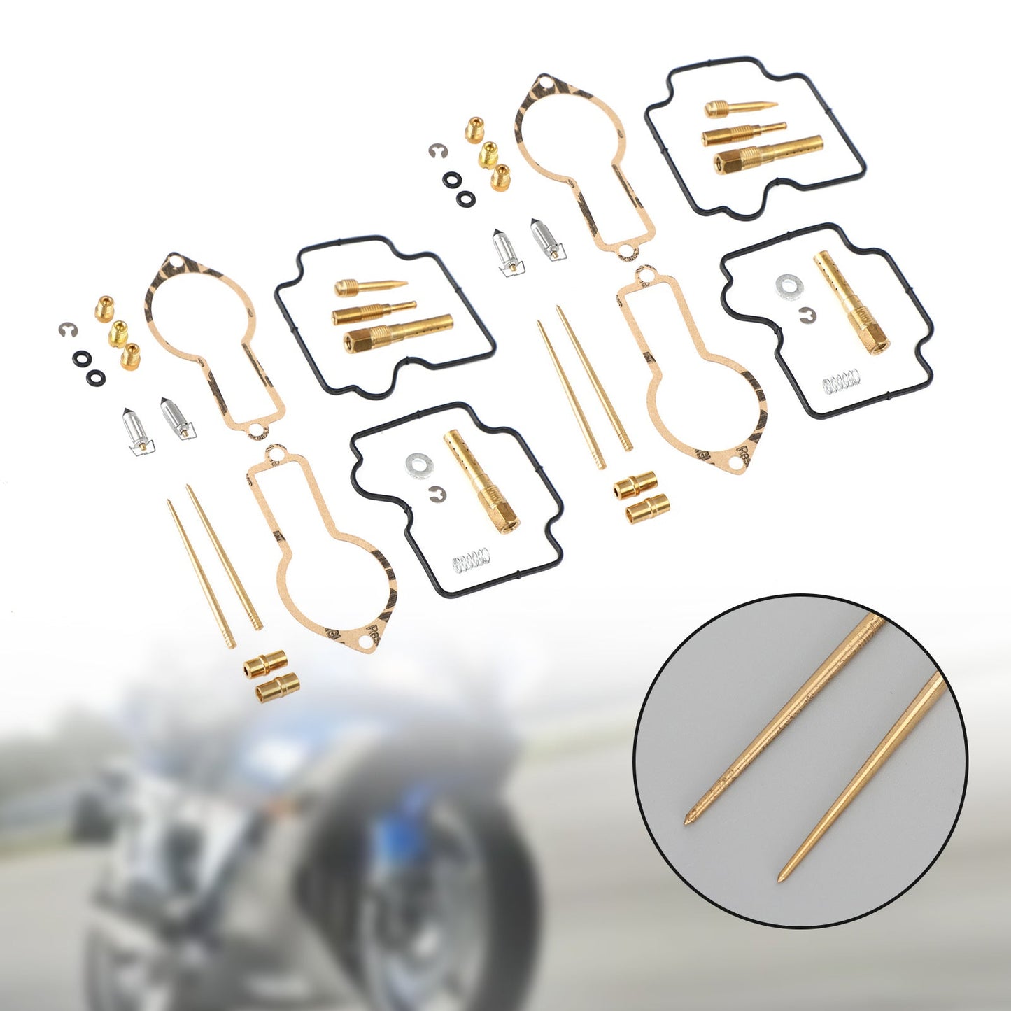 Kit di riparazione carburatore carburatore lato destro e sinistro adatto per Honda XL600R 1983-1987 generico