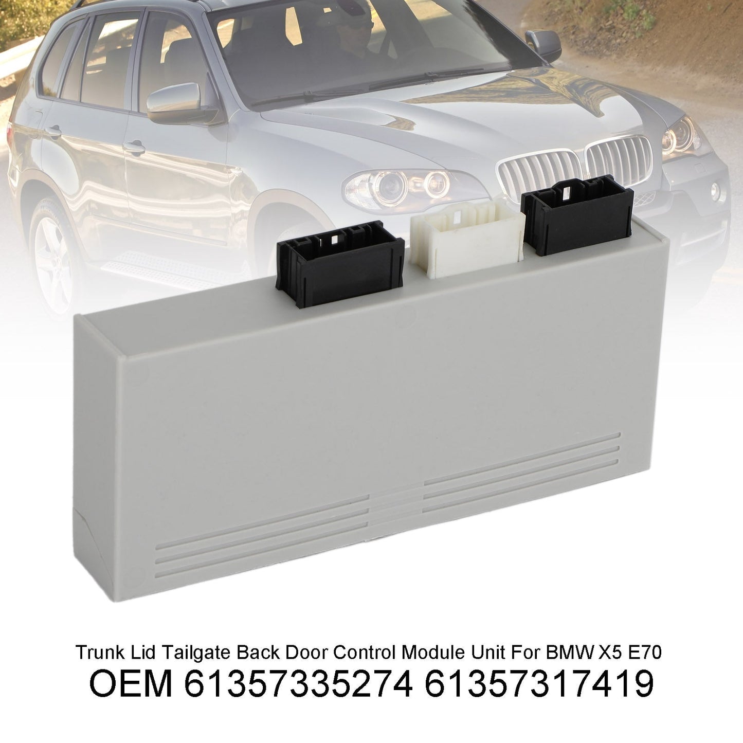 BMW X5 E70 61357335274 Cofano bagagliaio Portellone posteriore Centralina unità generica
