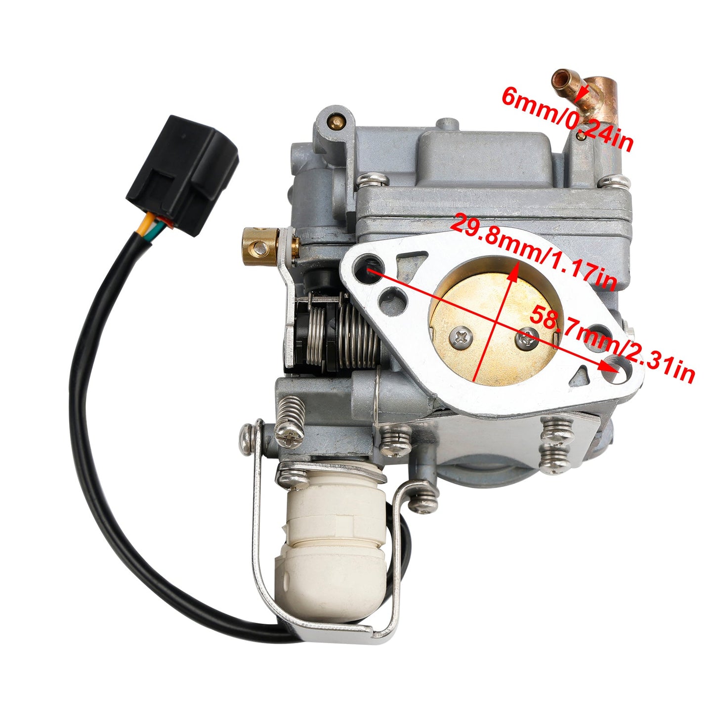 Carburatore Carb adatto per motore fuoribordo Yamaha 25HP 4 tempi 6BL-14301-10-00