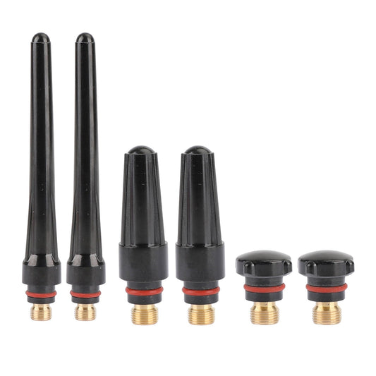 Cappucci posteriori per torcia per saldatura TIG WP17 WP26 WP18 lunga media corta 2x 7,8,9