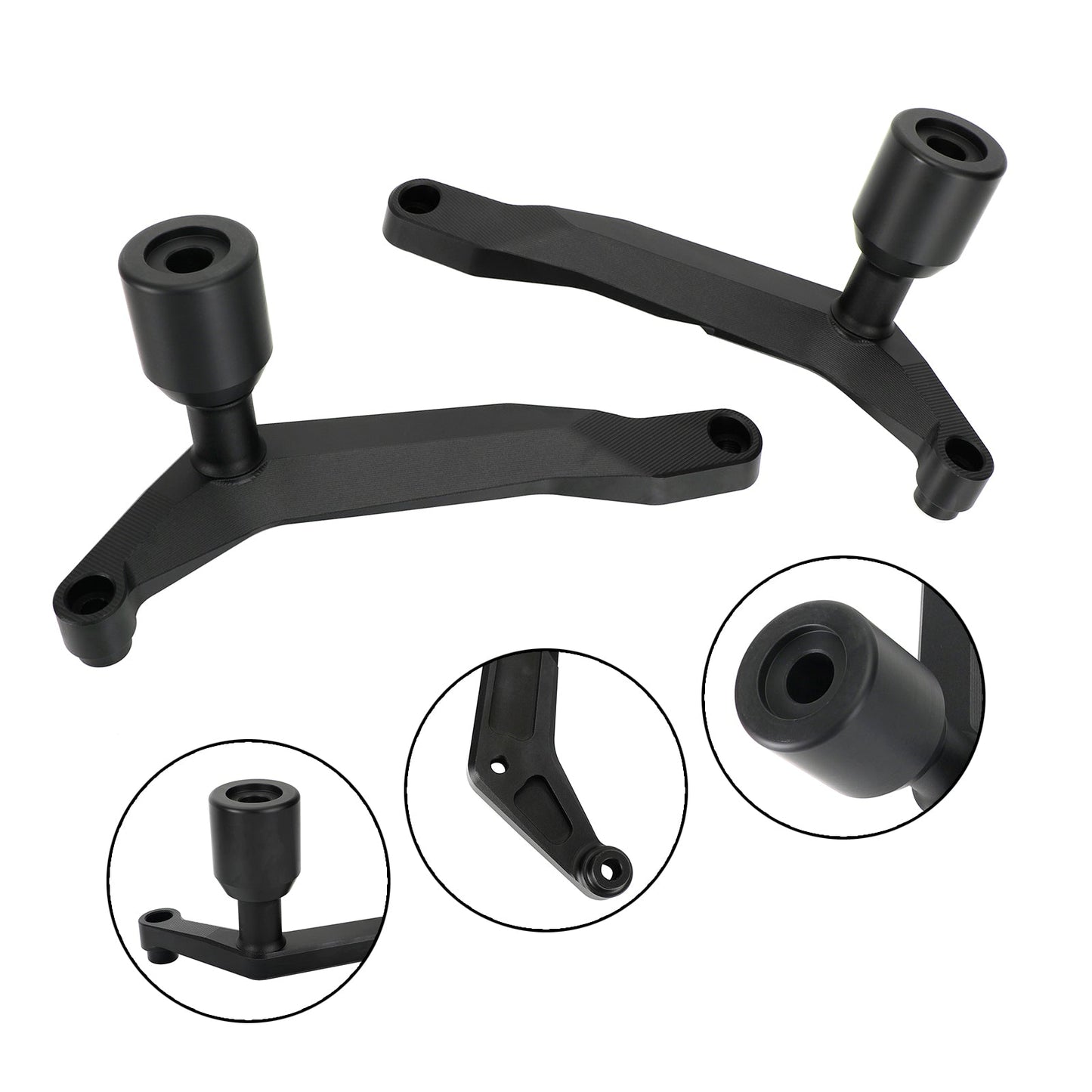 Crash Bobbins Protector Sliders in alluminio adatto per Ducati Monster 950 937 21-22 Fedex Express generico