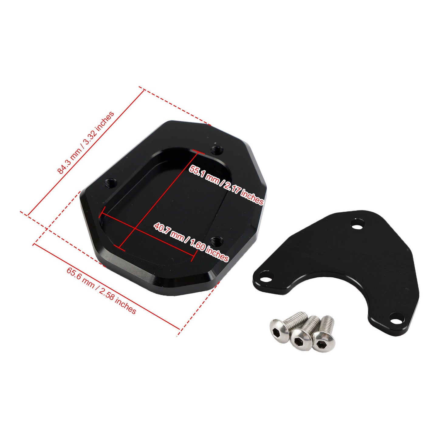 Imbottitura piastra allargata per cavalletto moto Trident 660 2021