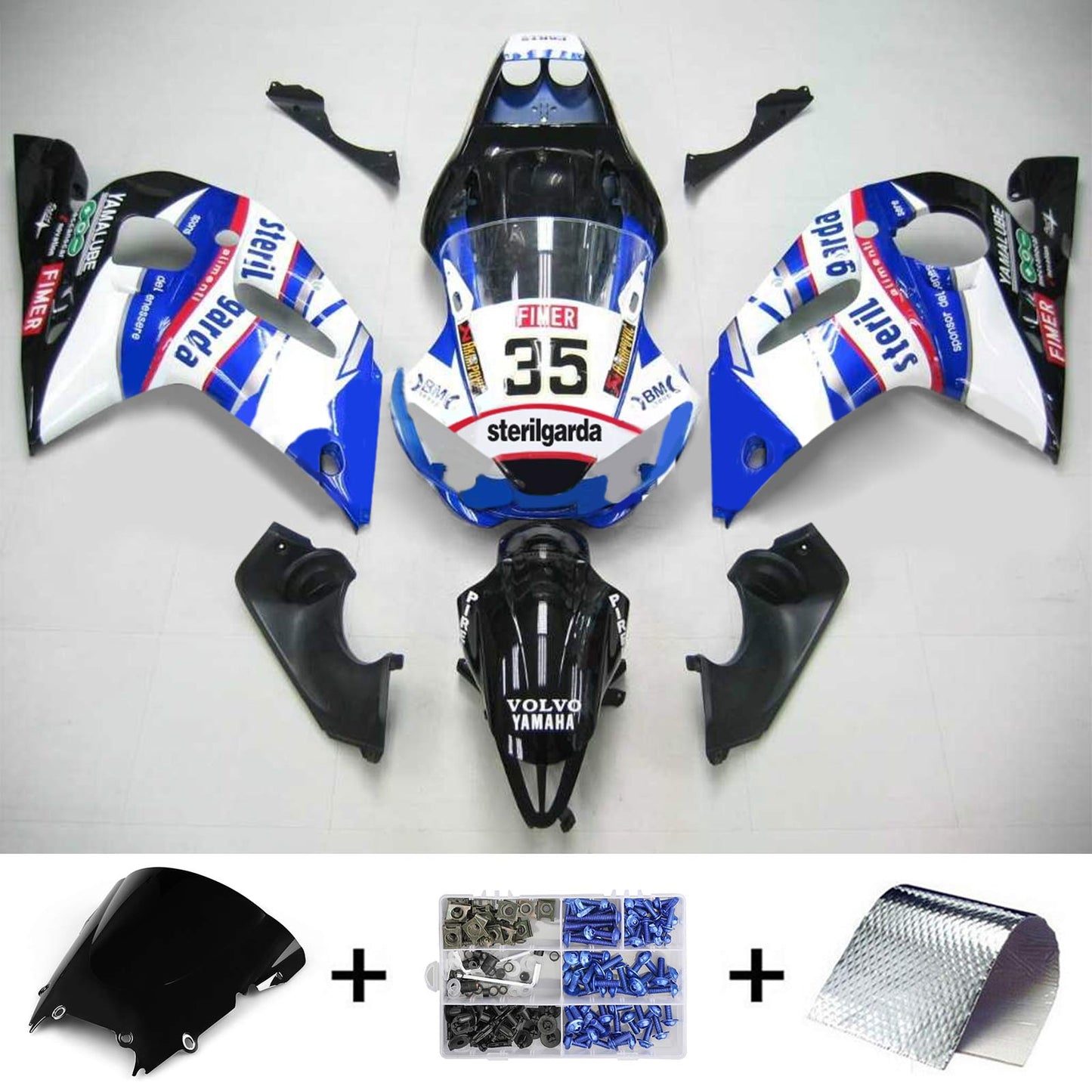 Kit Carena Per Yamaha YZF 600 R6 1998-2002 Generico