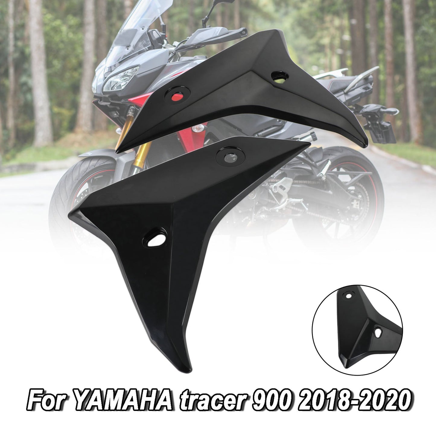 2018-2020 Yamaha Tracer 900/GT Carrozzeria carenatura stampaggio ad iniezione non verniciata