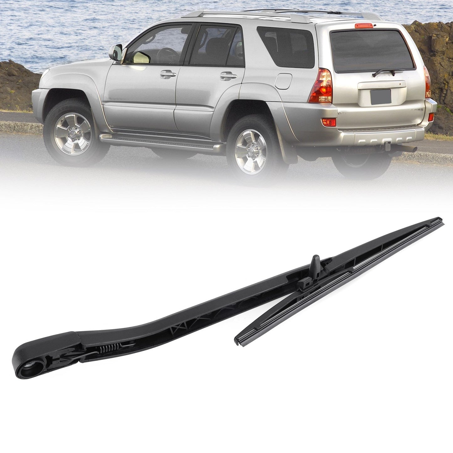 2 pezzi braccio tergicristallo posteriore e lama per Toyota 4Runner 2003-2009 85242-35021 generico