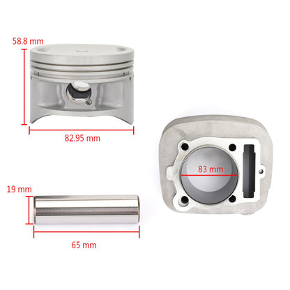 1995-2005 per Yamaha Wolverine 350 4x4 (YFM350FX) Kit cilindro e pistone 5YT-11310-00-00