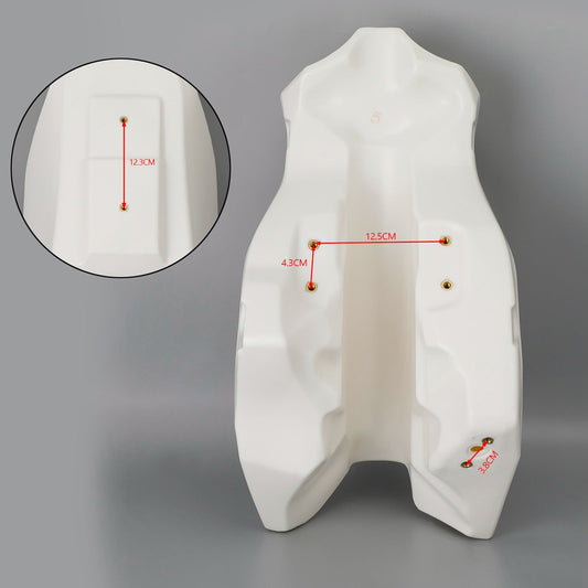 1989-2001 Honda CR500R Serbatoio benzina e tappo kit valvola rubinetto benzina bianco galloni