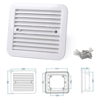 12V RV Caravan Side Air Trailer Vent Ventilazione Raffreddamento Ventilatore di scarico muto