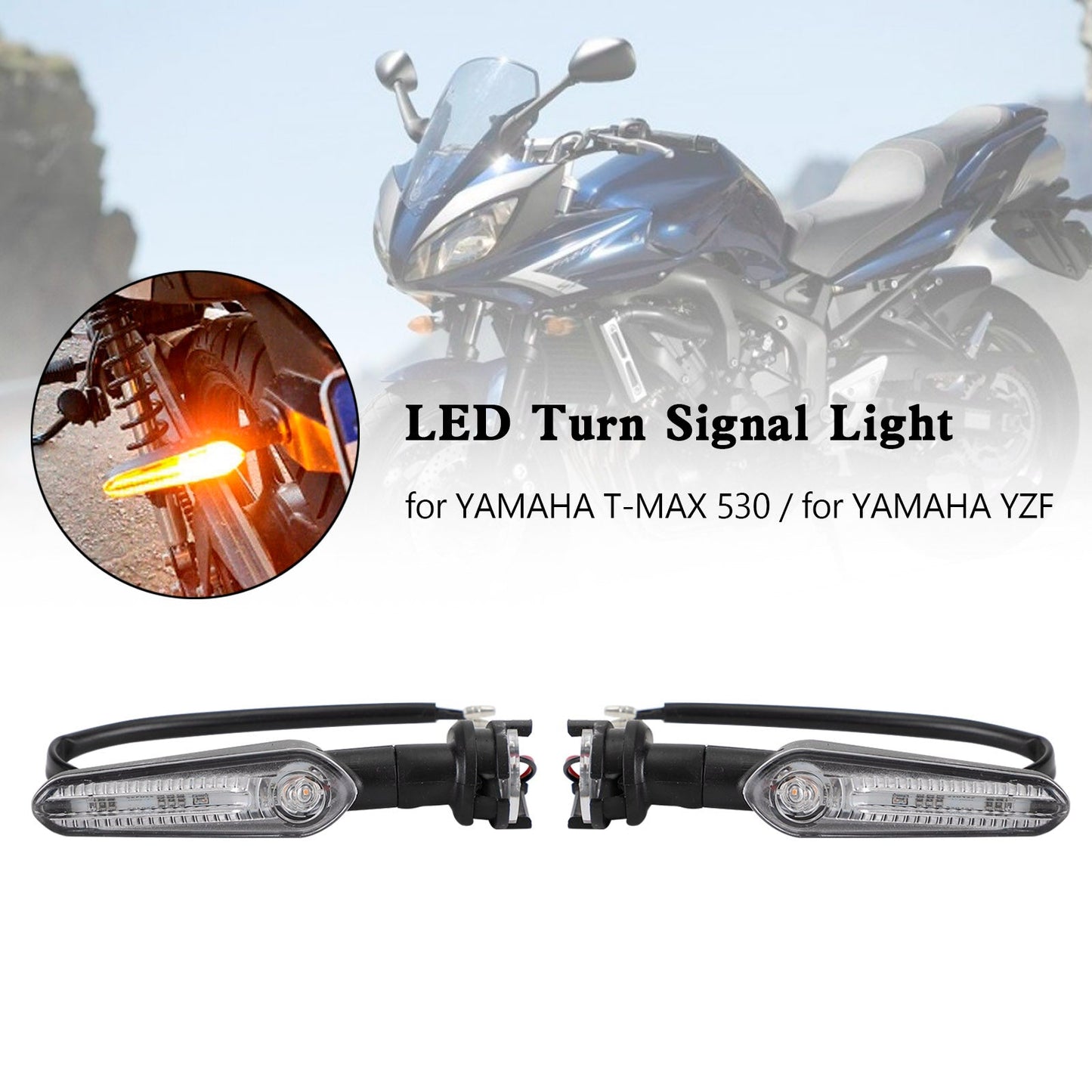 YAMAHA MT-25 MT-03 MT-07 MT-09 T7 LED rifrazione lampeggiante indicatori di direzione