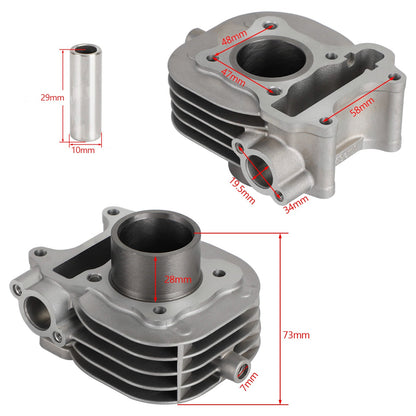 Suzuki Address V50G CA42A CA44A consente 4 kit guarnizioni pistone cilindro UZ50 CA41A