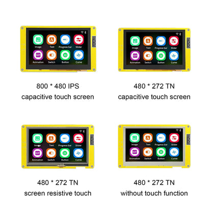 Scheda di sviluppo ESP32 Modulo Bluetooth WiFi Smart Display LCD da 4,3" PSRAM 16M