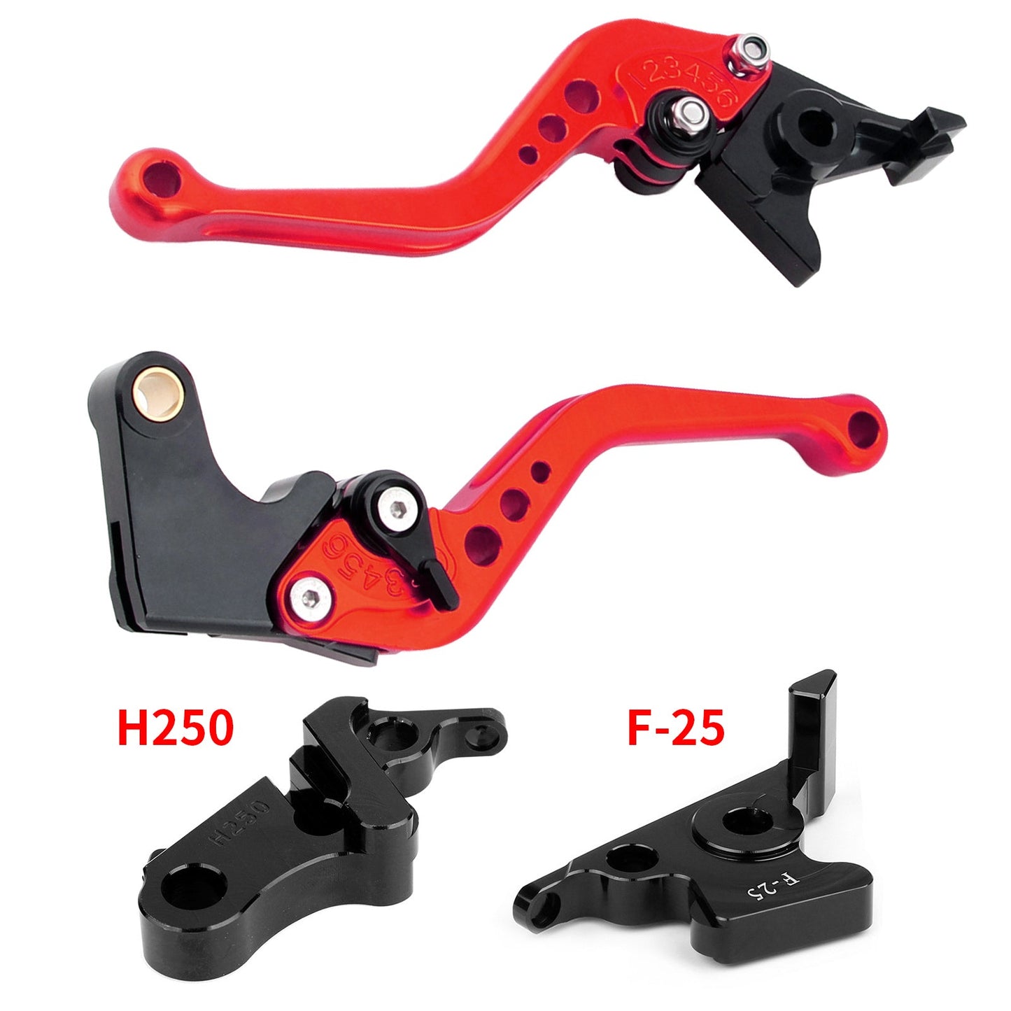 Leva freno frizione corta per Honda CB500F CBR500R 13-15 CBR300RR CB300F 14-16 Generico