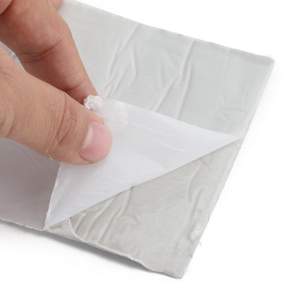 10,2 x 76,2 cm nastro sigillante per camper, impermeabile ai raggi UV, perdite di riparazione del tetto, nastro adesivo, argento