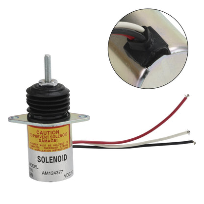 AM124379 AM124377 Solenoide di arresto carburante 12V per John Deere 655 755 856