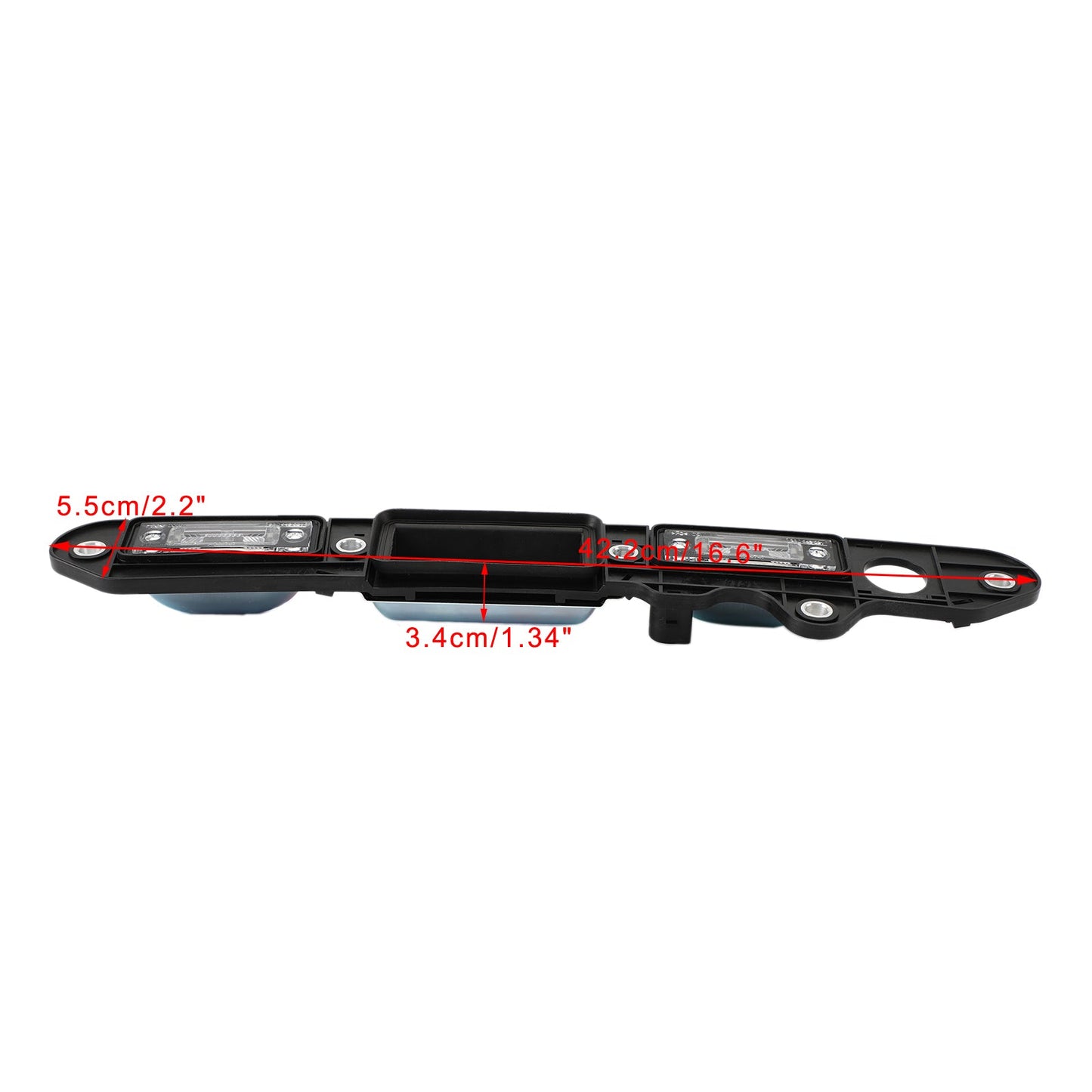 Maniglia del cofano del bagagliaio con luce targa adatta per VW Golf Jetta Passat B6 Touran Generico
