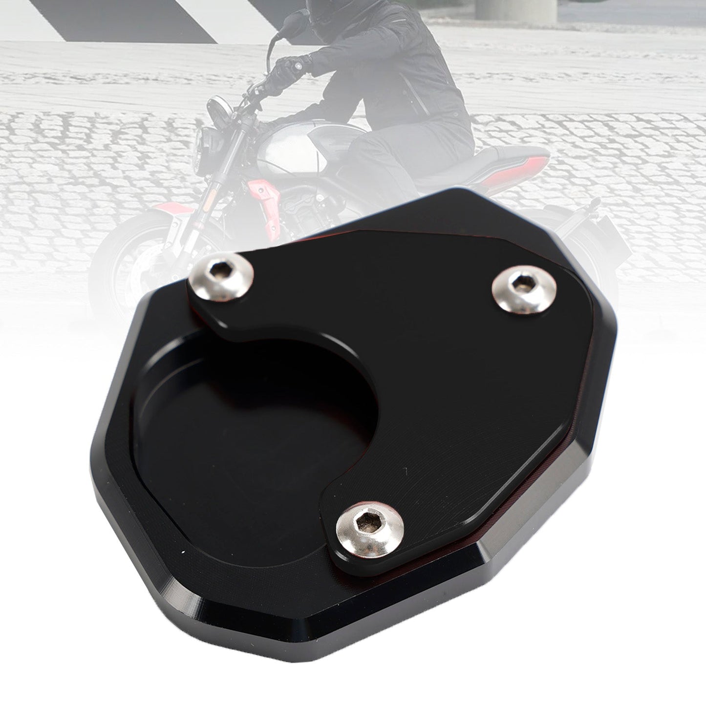 Imbottitura piastra allargata per cavalletto moto Trident 660 2021