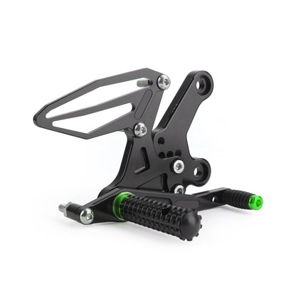 Pedane Pedane CNC Alu Verde Fit per Kawasaki Ninja EX 250 / 400 2018-2020 Generico