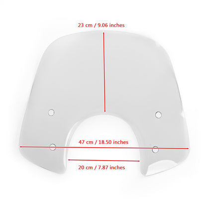 Cupolino Parabrezza adatto per Vespa LX50 LX125 LX150 GT200 GTS250ie GTS300 Super Generico