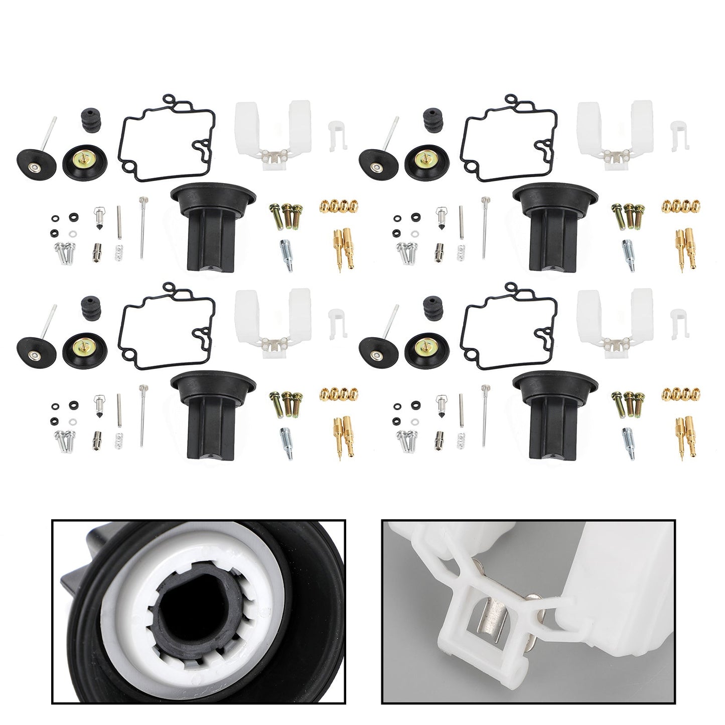 KT CVK24 Scooter Racing 4X Carburatore Carb Repair Kit pompa di accelerazione