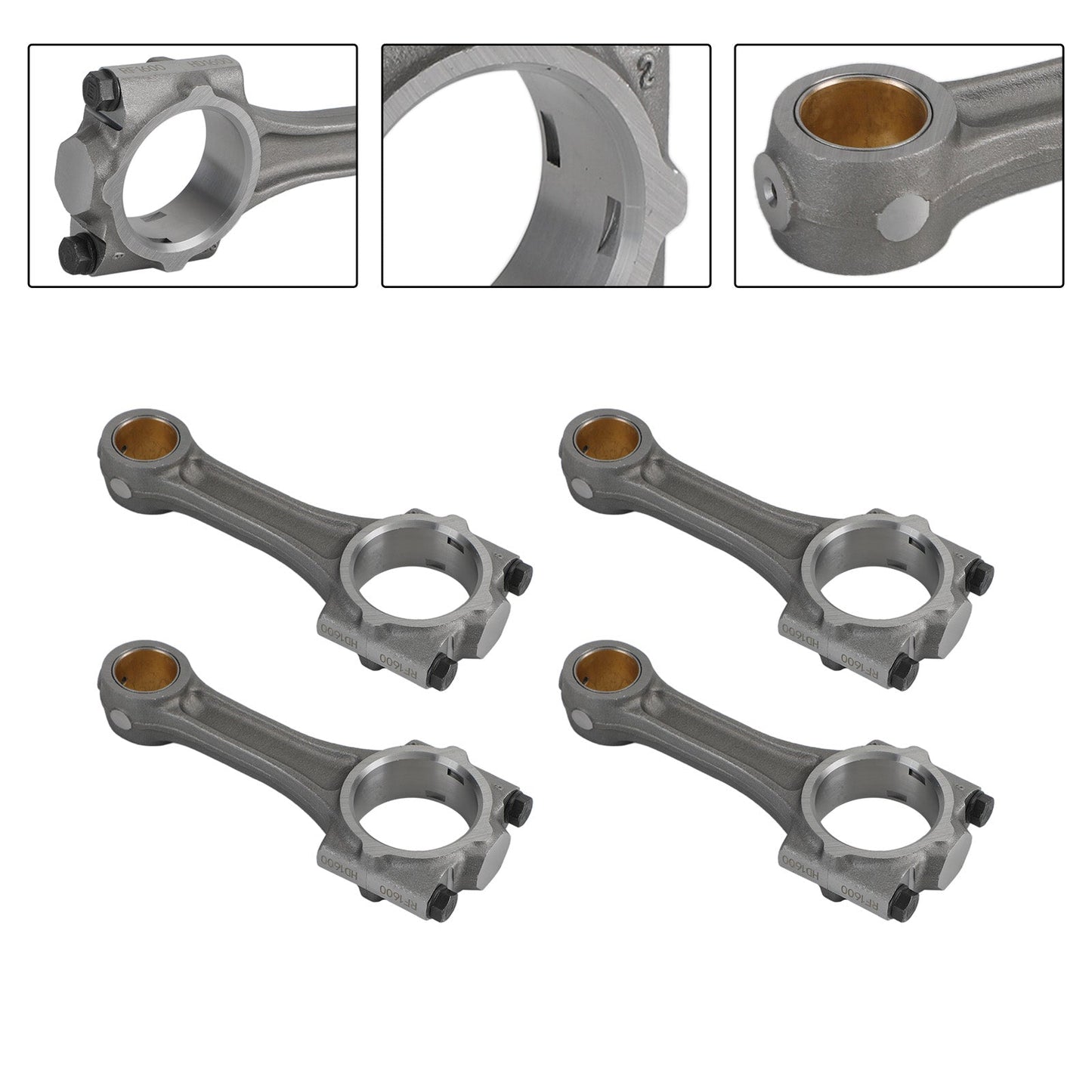 4Pcs Biella Per Kubota Bobcat V2203 Trattore L3940DT Motore 17311-22010