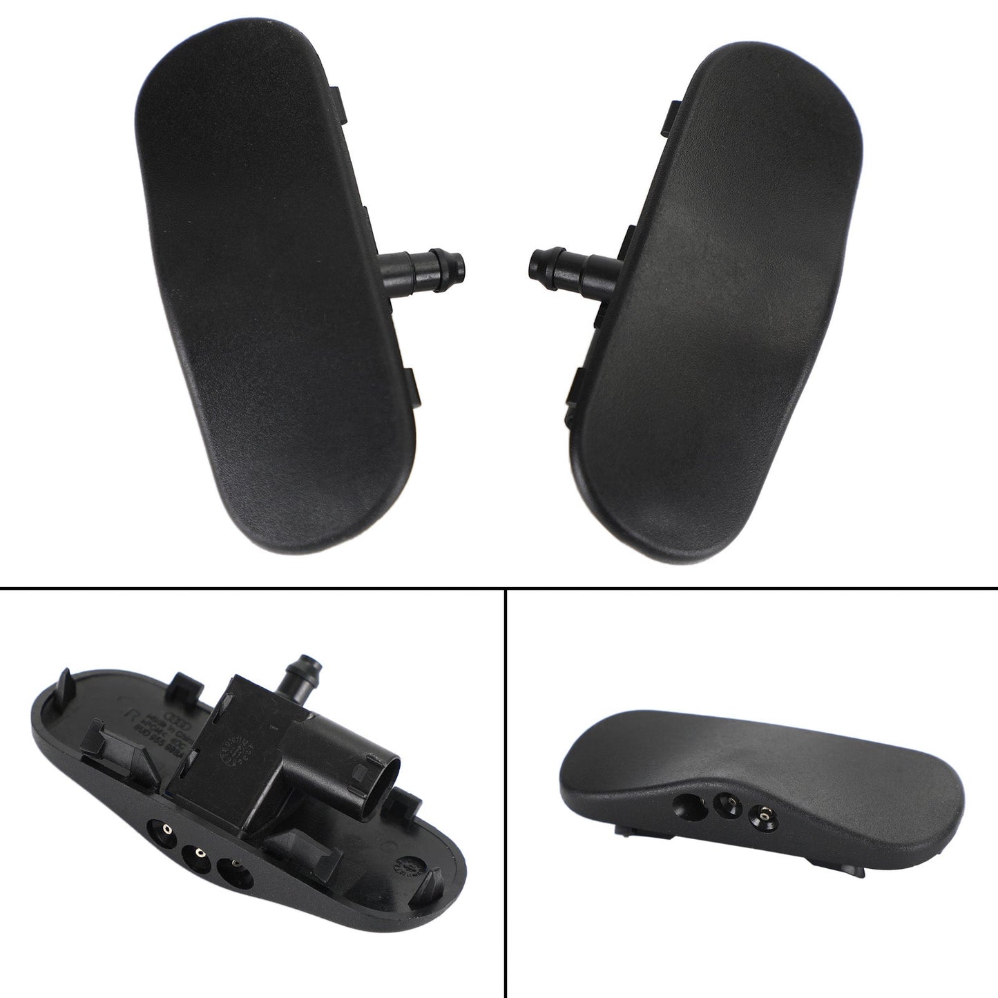 4GD955988 2x ugello di spruzzo lavavetri anteriore riscaldato a getto per AUDI A3 8V 2010-2020 Generico