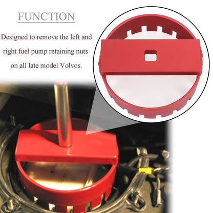 Presa pompa carburante 69800 adatta per Volvo S60 S80 V70 XC70 XC90 Strumento di rimozione anello di bloccaggio Generico