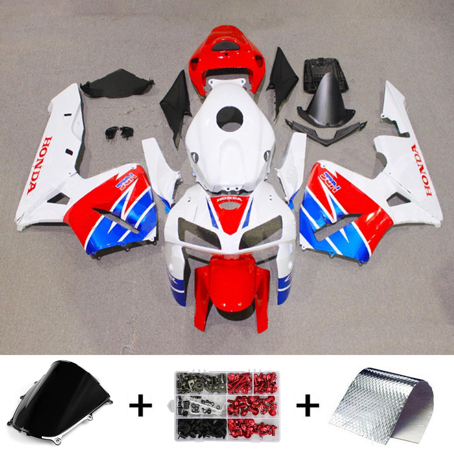 Amotopart Honda CBR600RR 2005-2006 F5 Kit carena Carrozzeria Plastica ABS