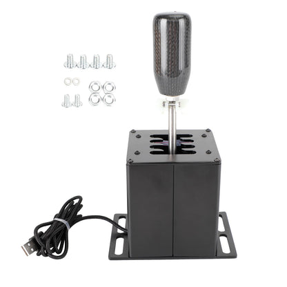 6+R 7+R USB Simulator H Leva del cambio per PC con volante Logitech T300RS/GT