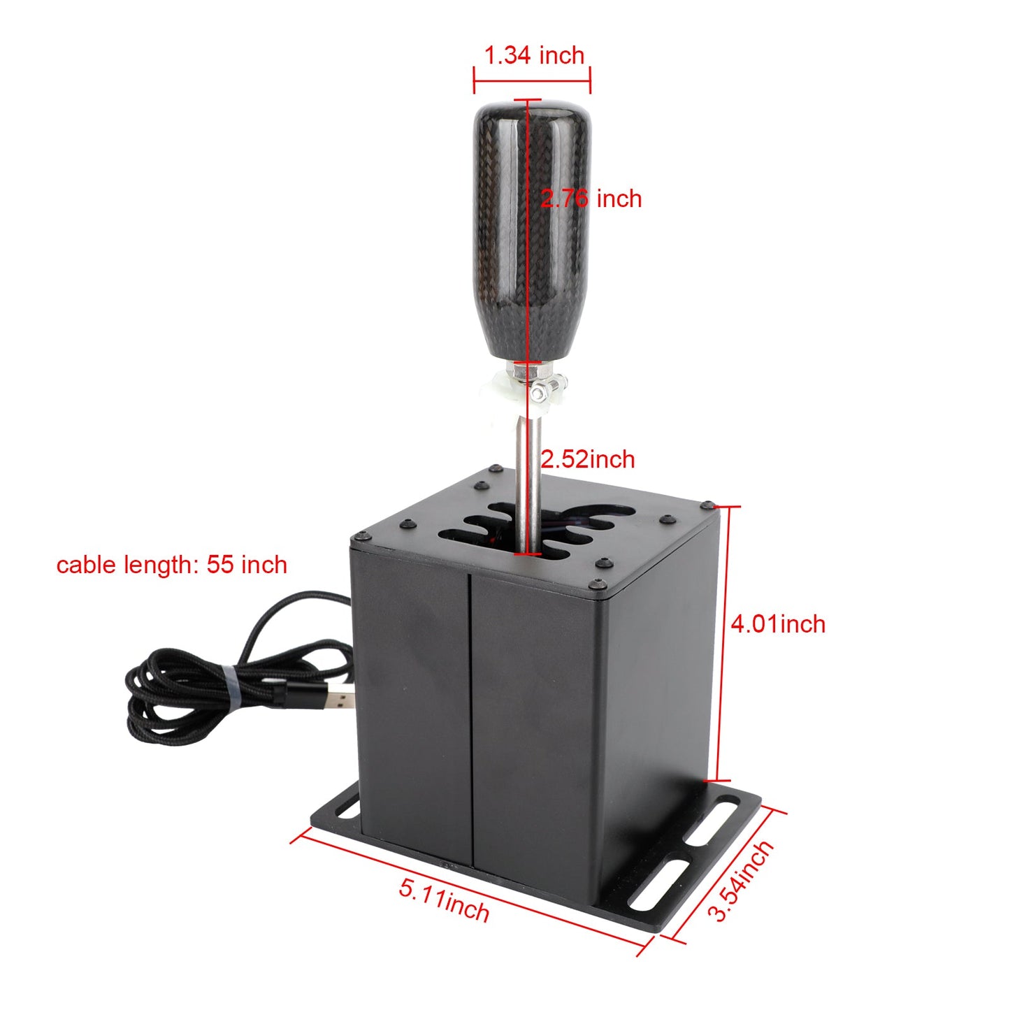 6+R 7+R USB Simulator H Leva del cambio per PC con volante Logitech T300RS/GT