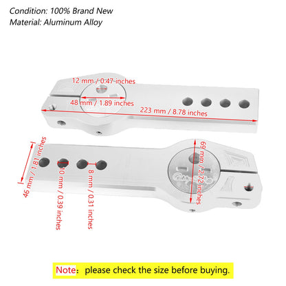 Telaio regolatore forcella posteriore espandibile per Honda MSX125 13-15 MSX125SF 16-19 Generico