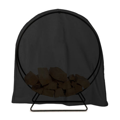 Log Hoop Rack Cover Chiusura impermeabile resistente alle intemperie per porta legna da ardere rotondo