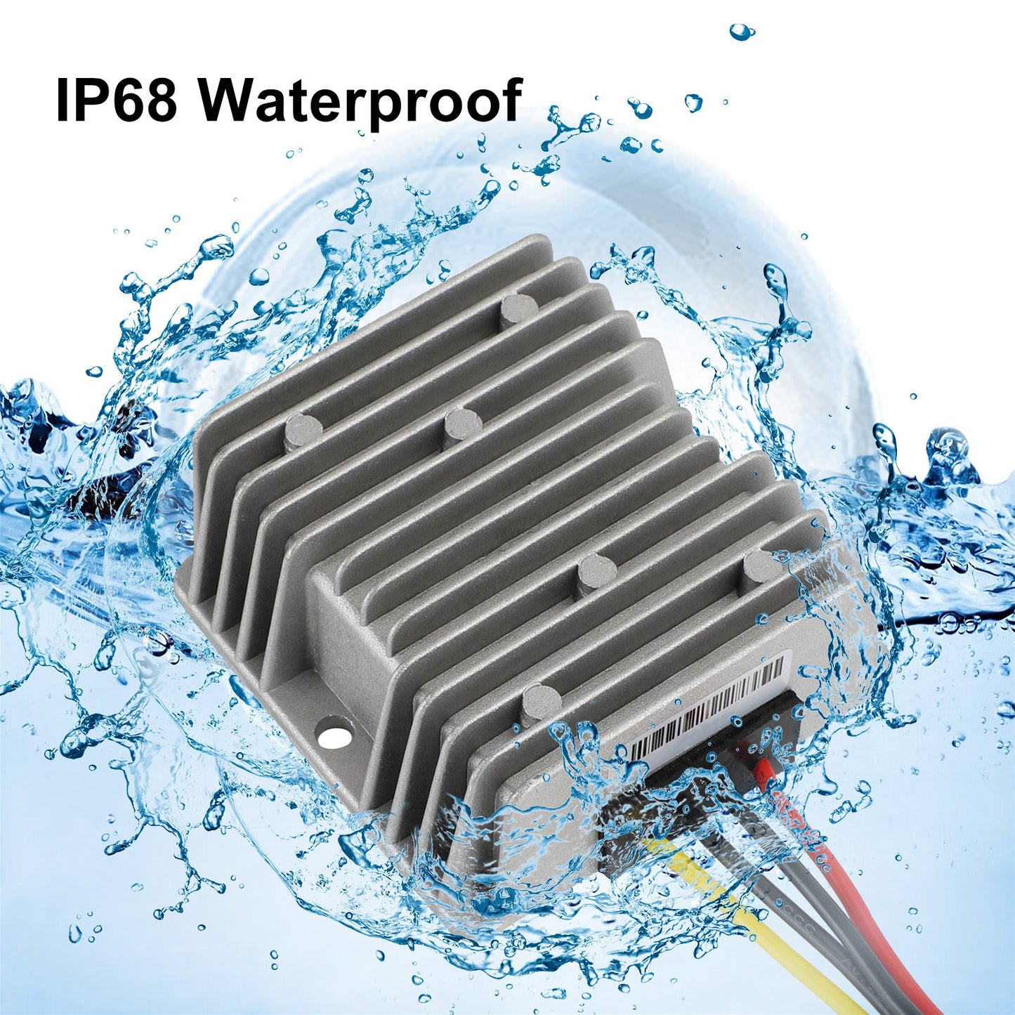 Regolatore convertitore DC/DC impermeabile 12V Step fino a 15V 8A 120W
