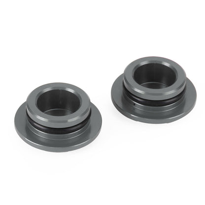 Le migliori offerte per Yamaha YZF-R3 R3 R25 MT03 MT25 Alluminio Nero Telaio Foro Tappi Copri Tappo
