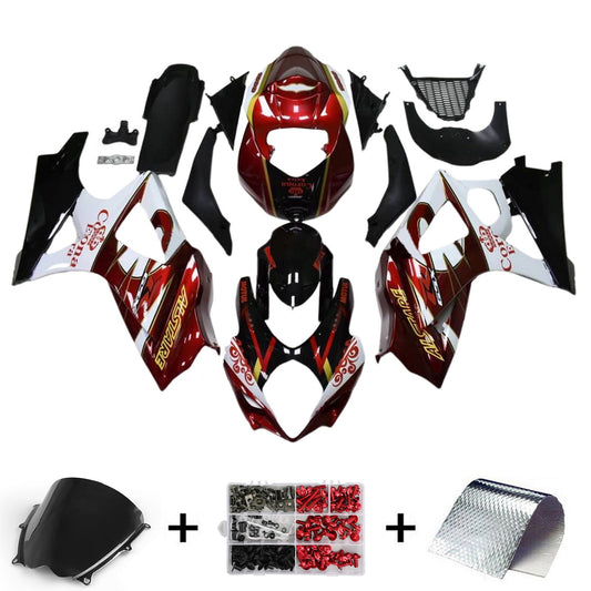 Amotopart Suzuki GSXR1000 2007-2008 K7 Kit carena Carrozzeria Plastica ABS