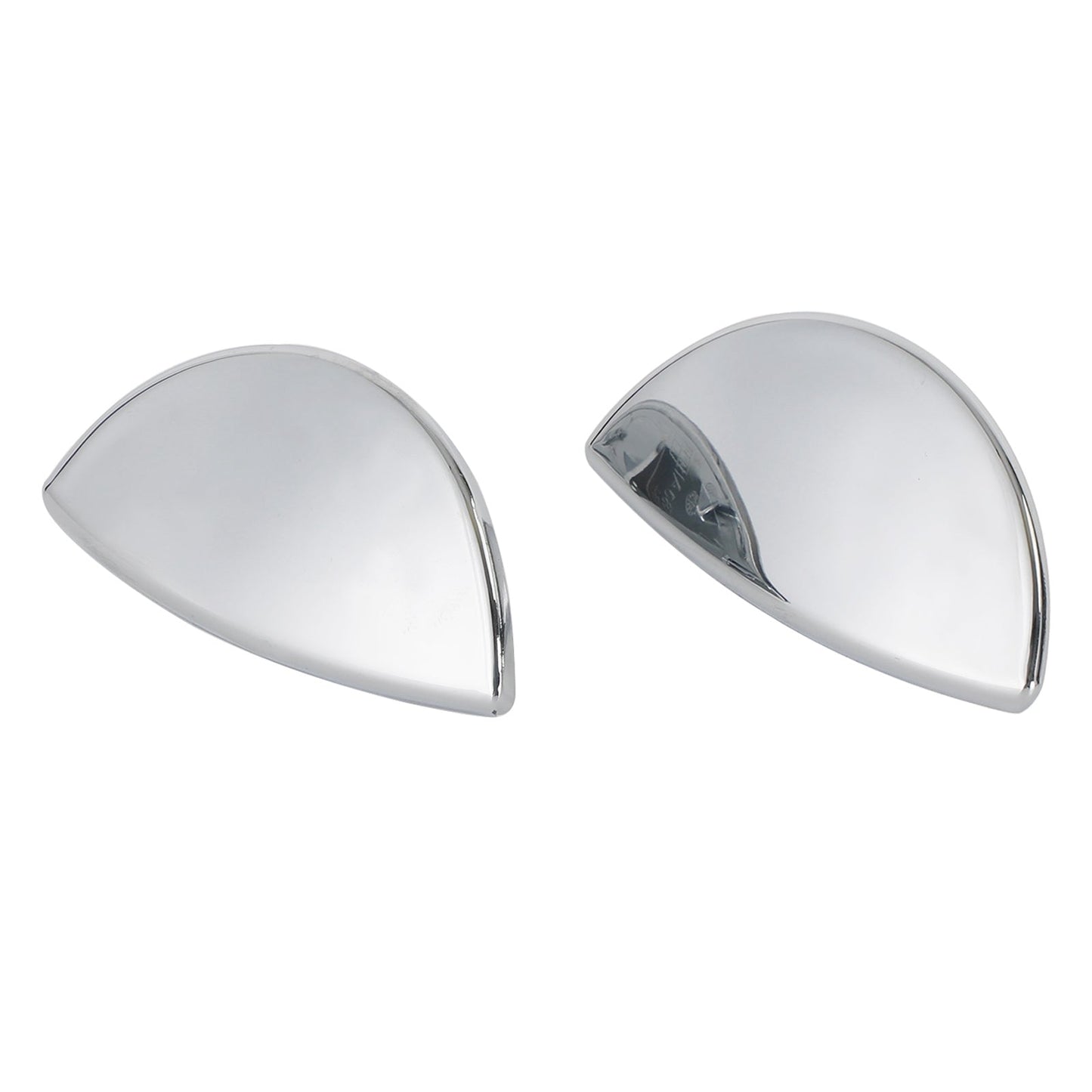 Chrome Left + Right Headlight Washer Cover 61672752559/60 Per Mini Cooper 08-2014 Generico